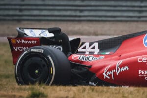 Hamilton's Crash Disrupts Ferrari's Test Day in Barcelona
