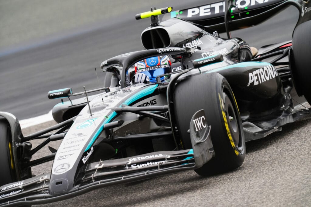 Antonelli Shines in Bahrain Testing with Mercedes W16