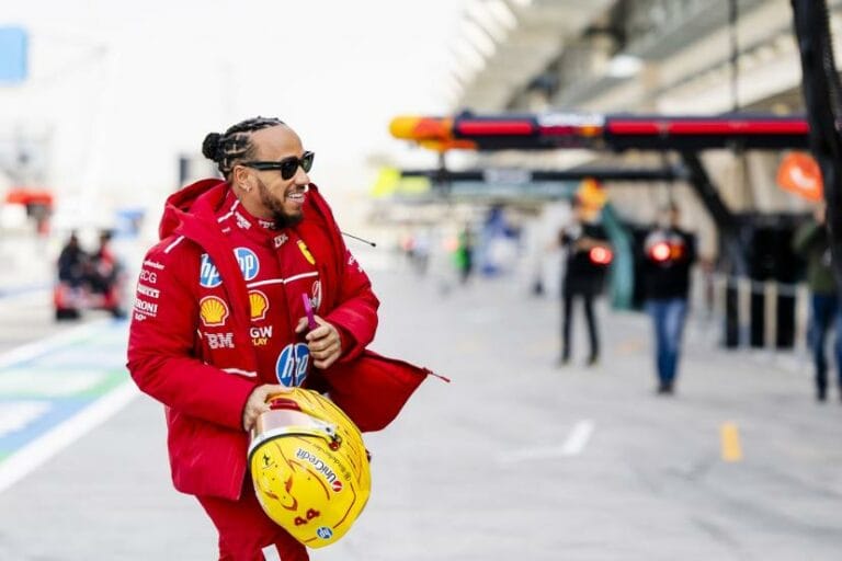 Hamilton's Ferrari Debut Steals Spotlight in Bahrain Testing