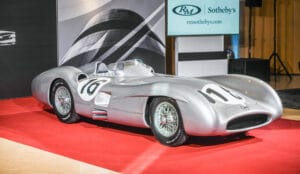 Mercedes W196 R Shatters Auction Records: Fangio's Legendary F1 Car Fetches 51M