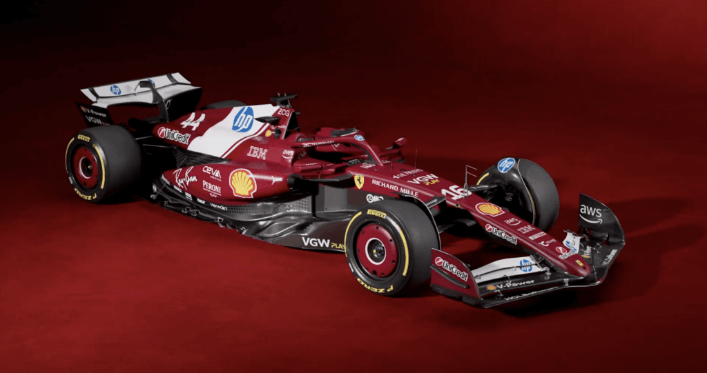 Unveiling 2025 Ferrari Livery: Leclerc and Hamilton Shine at F1's 75th Anniversary