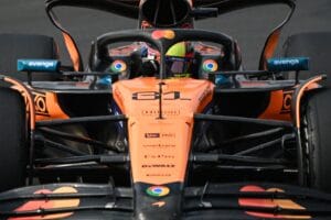 Piastri in car McLaren during the China GP 2025