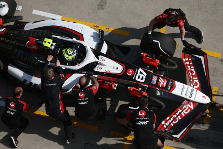 Haas Shines in China Ocon Secures Top Five Finish