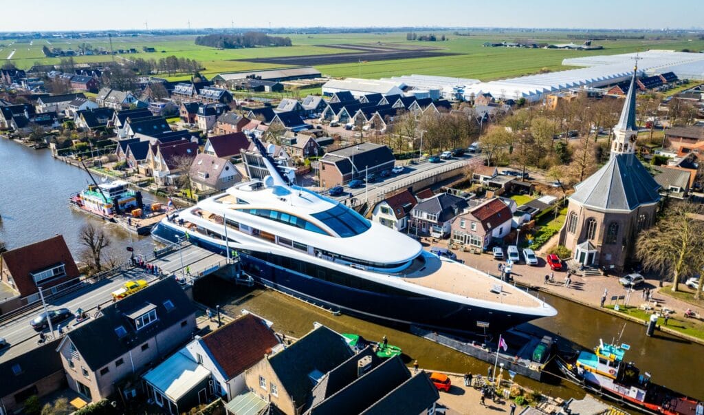 Lawrence Stroll's New Superyacht Makes Waves in Rotterdam