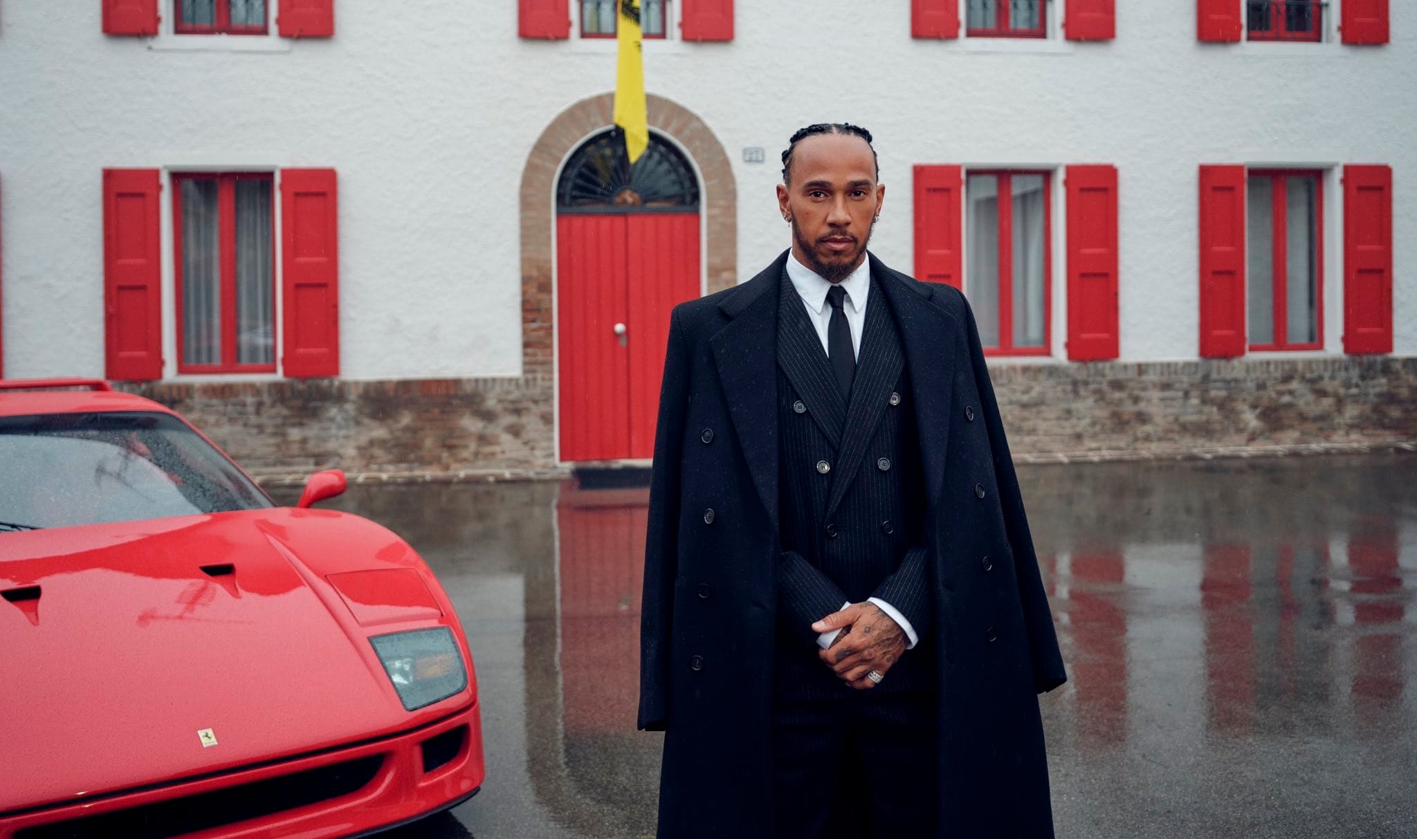 Lewis Hamilton planea un Ferrari F44 inspirado en el F40