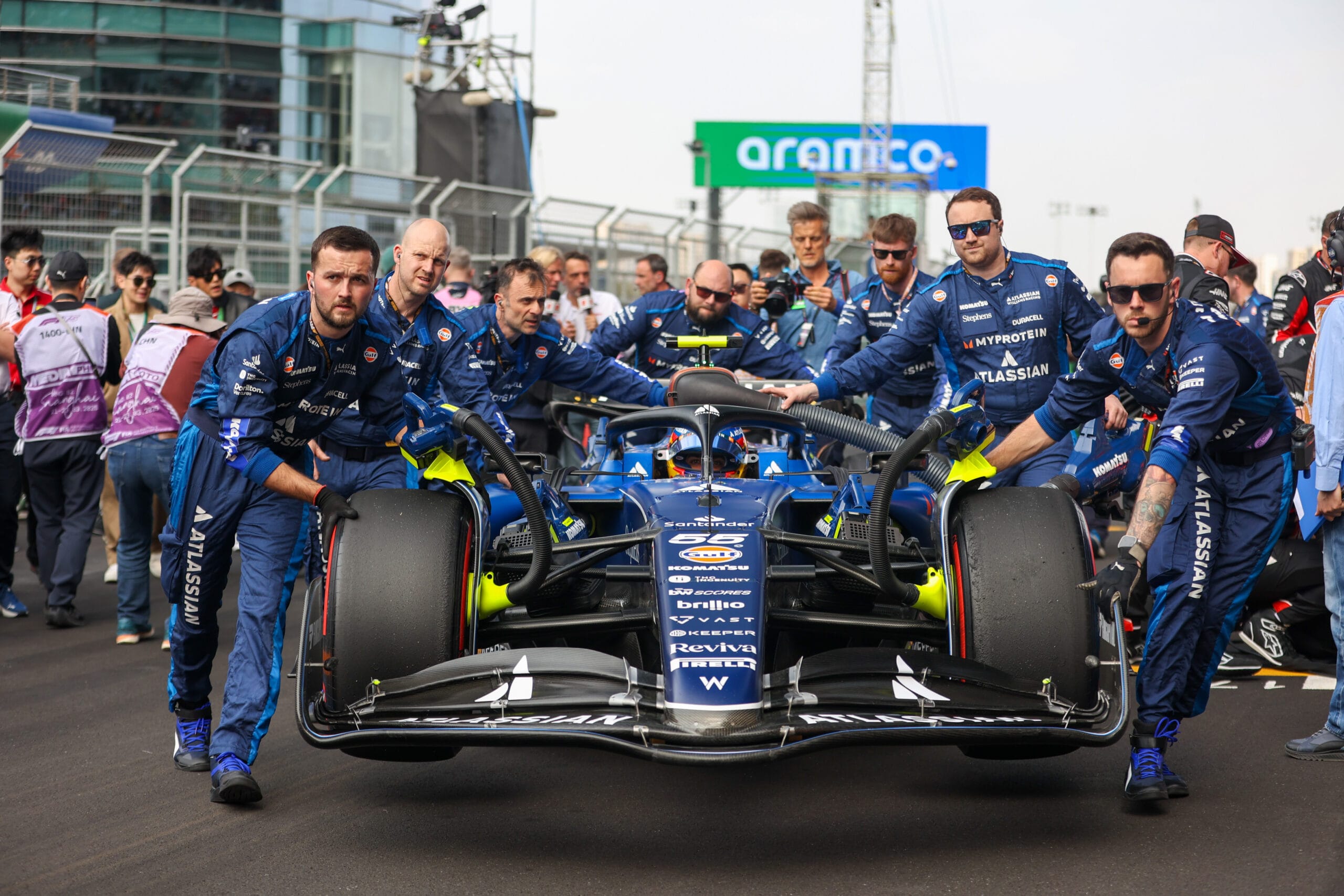 Sainz y Albon usan el mismo chasis en Williams