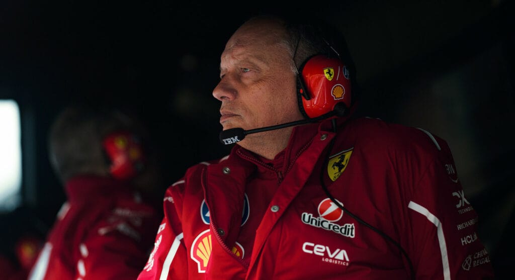 Ferrari's Vasseur Stays Calm Amid Rocky F1 Start