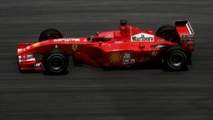 Ferrari F2001 de Schumacher a subasta en GP de Mnaco