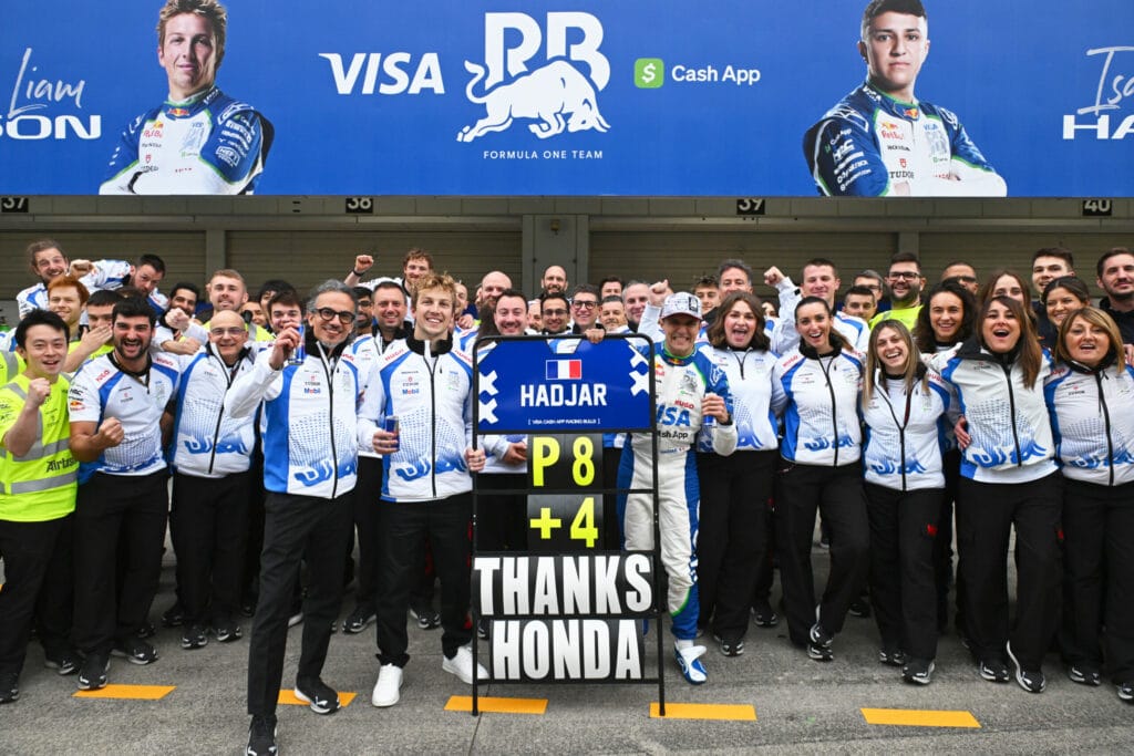 Hadjar Shines in Suzuka Scores First F1 Points