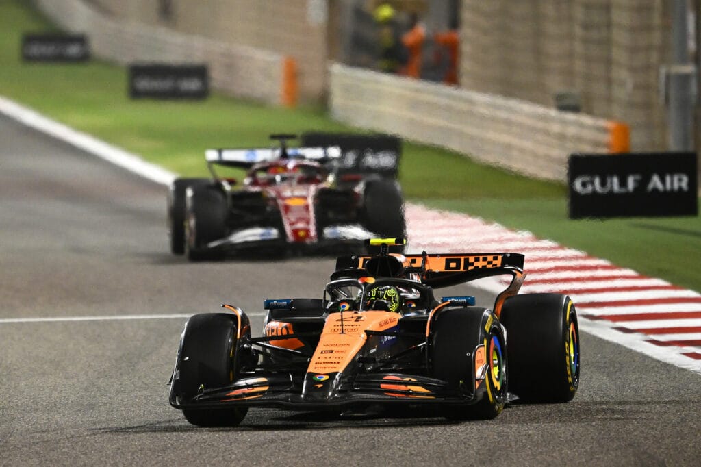 Leclerc Battles Norris as Ferrari Strategy Falters in Bahrain