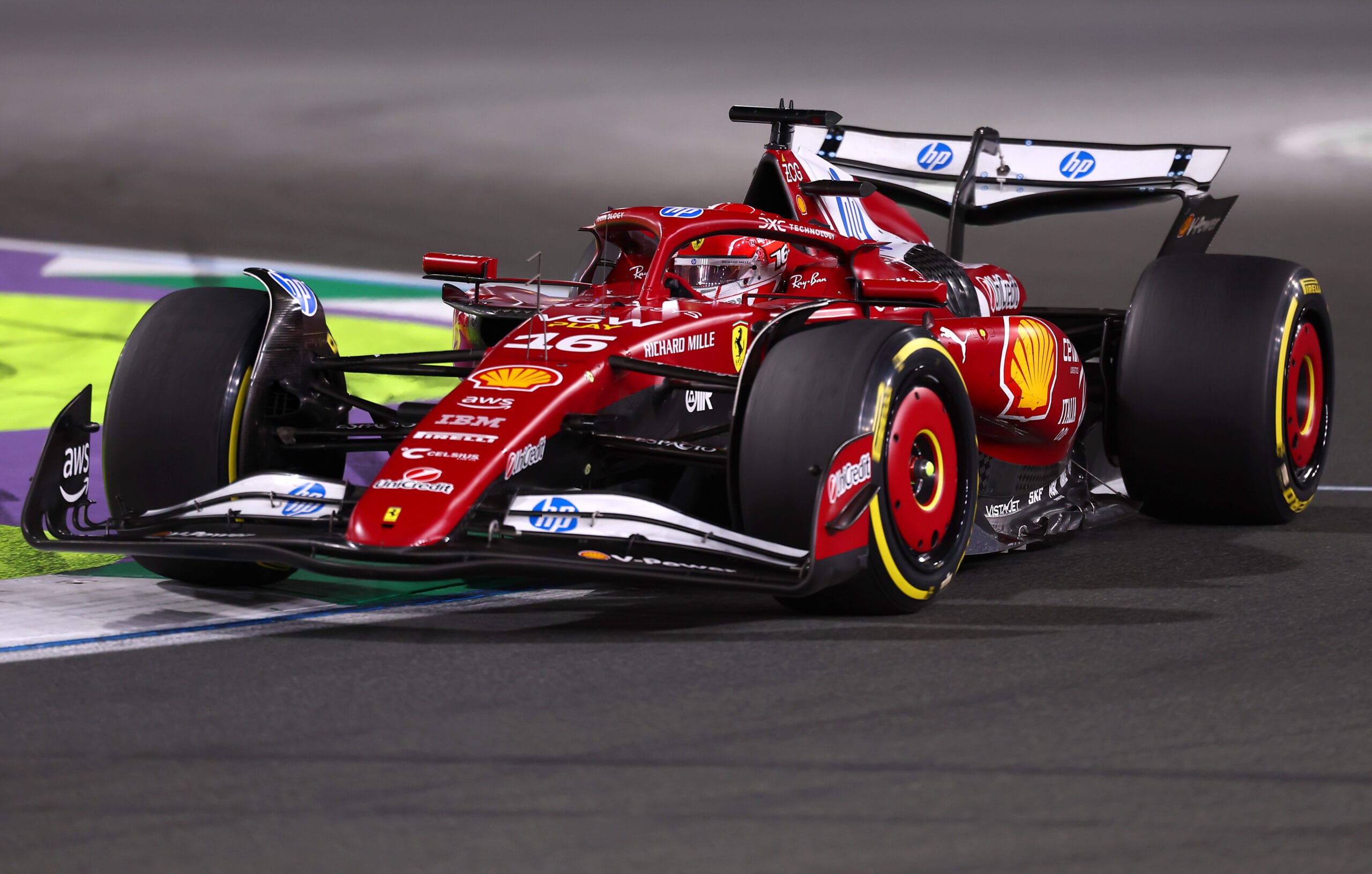 Leclerc brilla en el podio del GP de Arabia Saudita