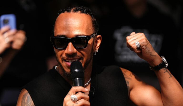 Lewis Hamilton Brings F1 Commentary to Brad Pitt Film