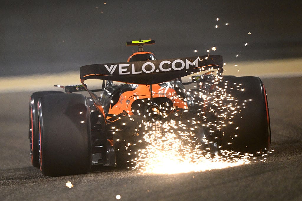 McLaren Dominates Bahrain Piastri Leads Norris in Practice