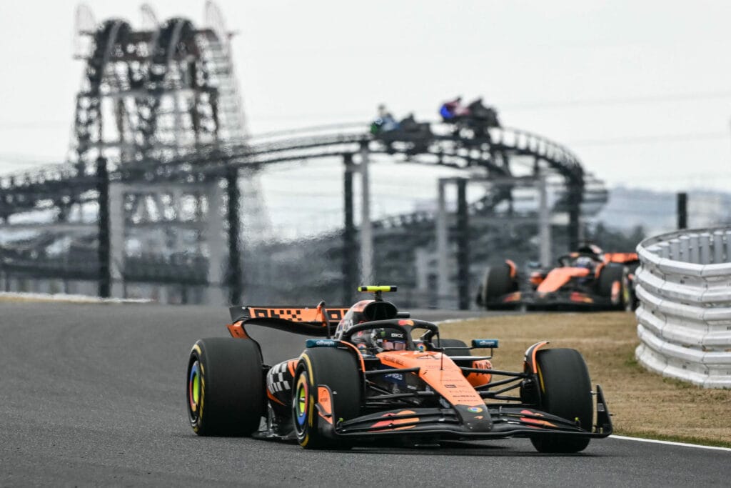 Norris Challenges Verstappen in Thrilling Pit Stop Battle