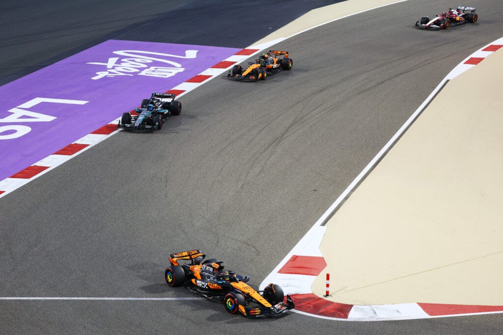 Norris Penalized for False Start at Bahrain GP