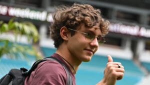 Andrea Kimi Antonelli brilla en casa en el GP de Emilia-Romaa