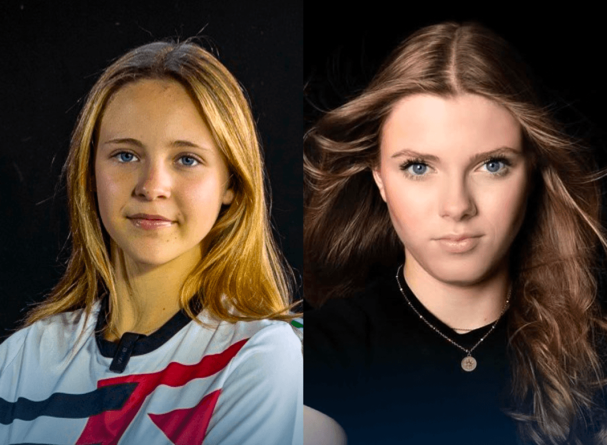 Eva Dorrestijn y Emma-Rose Dowling en el Karting FIA 2024