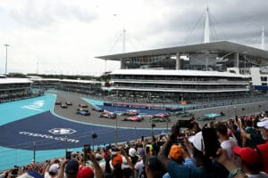 GP de Miami 2025 pierde espectadores pero sigue fuerte