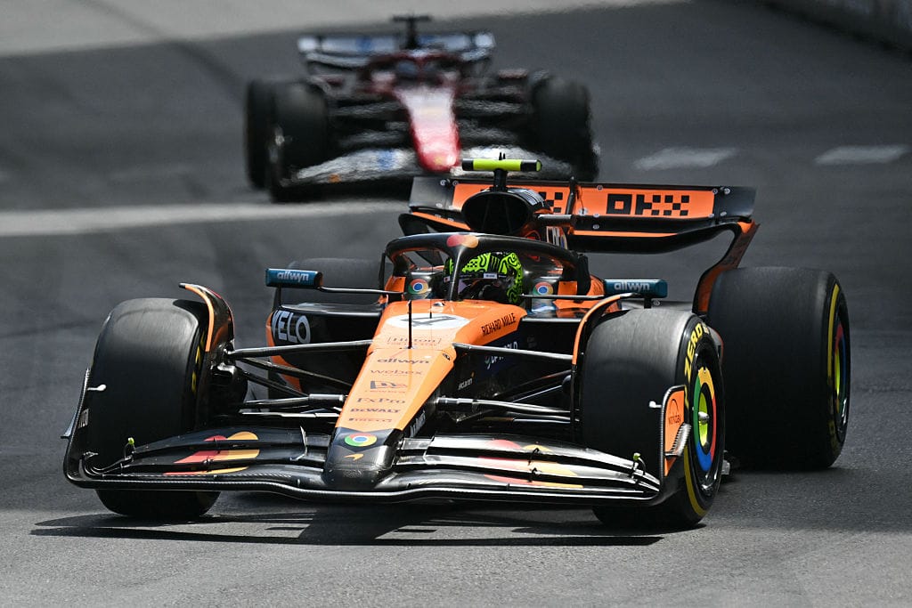 Lando Norris triunfa en Mnaco Leclerc segundo