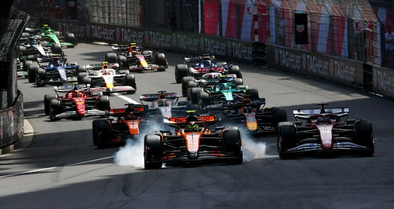 Norris Triumphs in Monaco GP Leclerc Piastri Follow