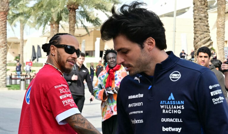 Sainz critica defensa de Hamilton en GP de Miami