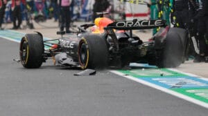 Verstappen choca con Antonelli en catico sprint Miami