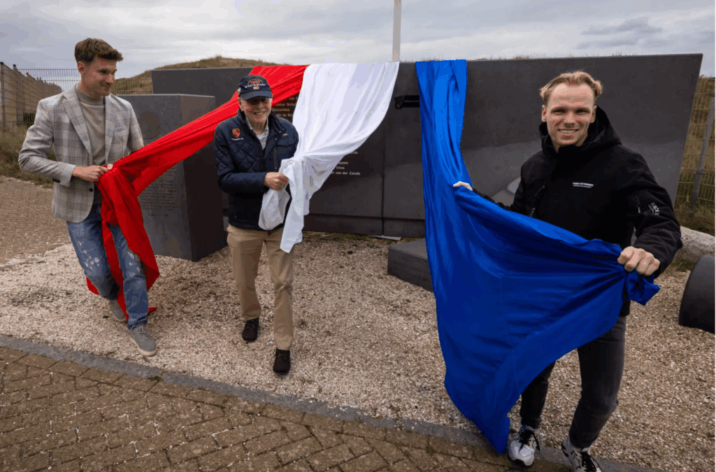 Catsburg Ten Voorde Honored at Zandvoort Monument