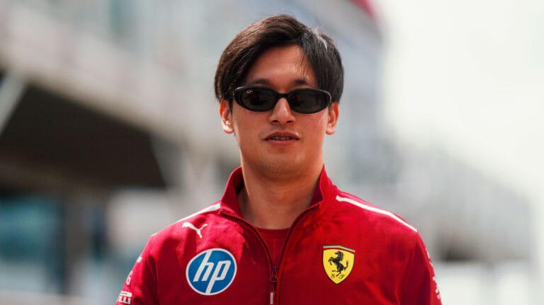 Guanyu Zhou Debuts Ferrari F1 Car in Fiorano Rain Test