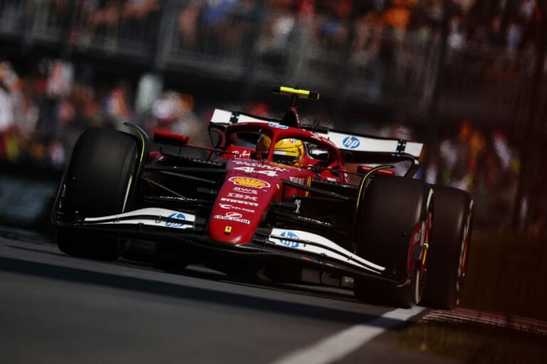Hamilton golpea marmota en GP de Canad y sufre daos