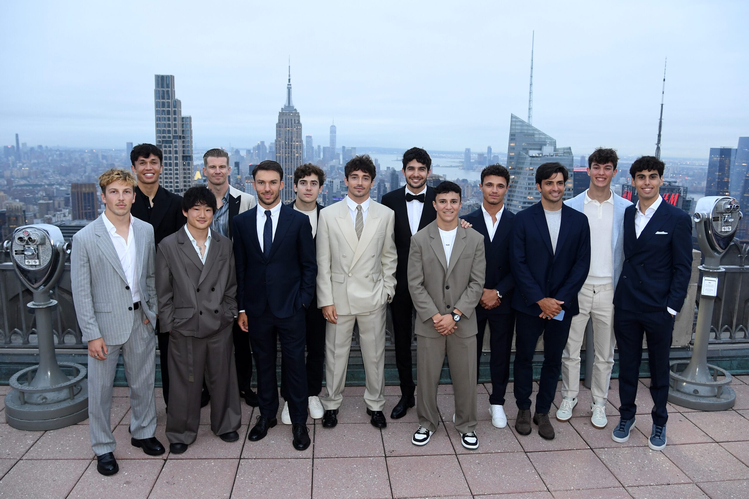 Norris y Leclerc brillan en estreno F1 en Nueva York