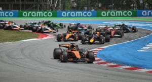 Piastri Triumphs in Spain Verstappen Penalized to P10