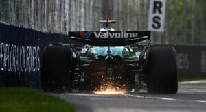 Russell lidera en Canad Stroll choca en casa