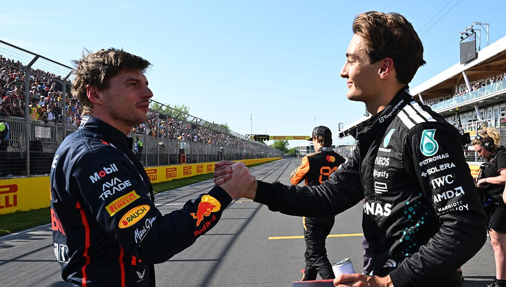 Russell mantiene victoria en Canadá tras protesta de Red Bull