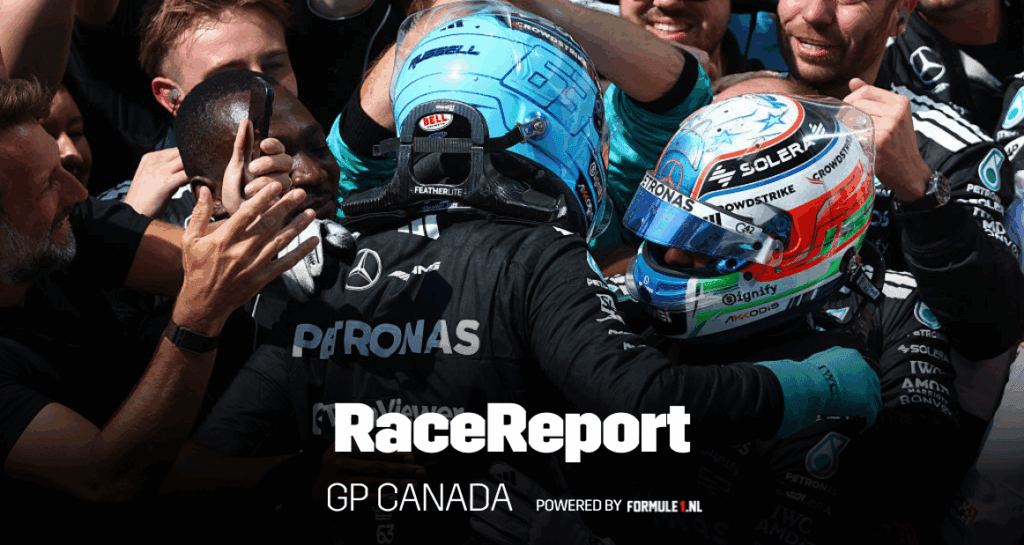 Russell Shines in Montreal Stroll Crashes in FP2