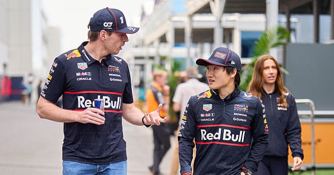 Tsunoda lucha en Red Bull Verstappen lo apoya en Canad