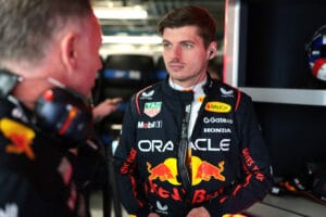 Verstappen al borde de suspensin en GP de Canad