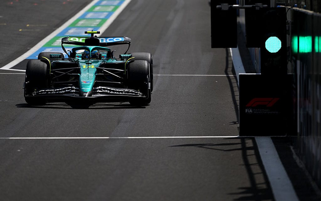 Hamilton Alonso Antonelli Start Belgian GP from Pit Lane