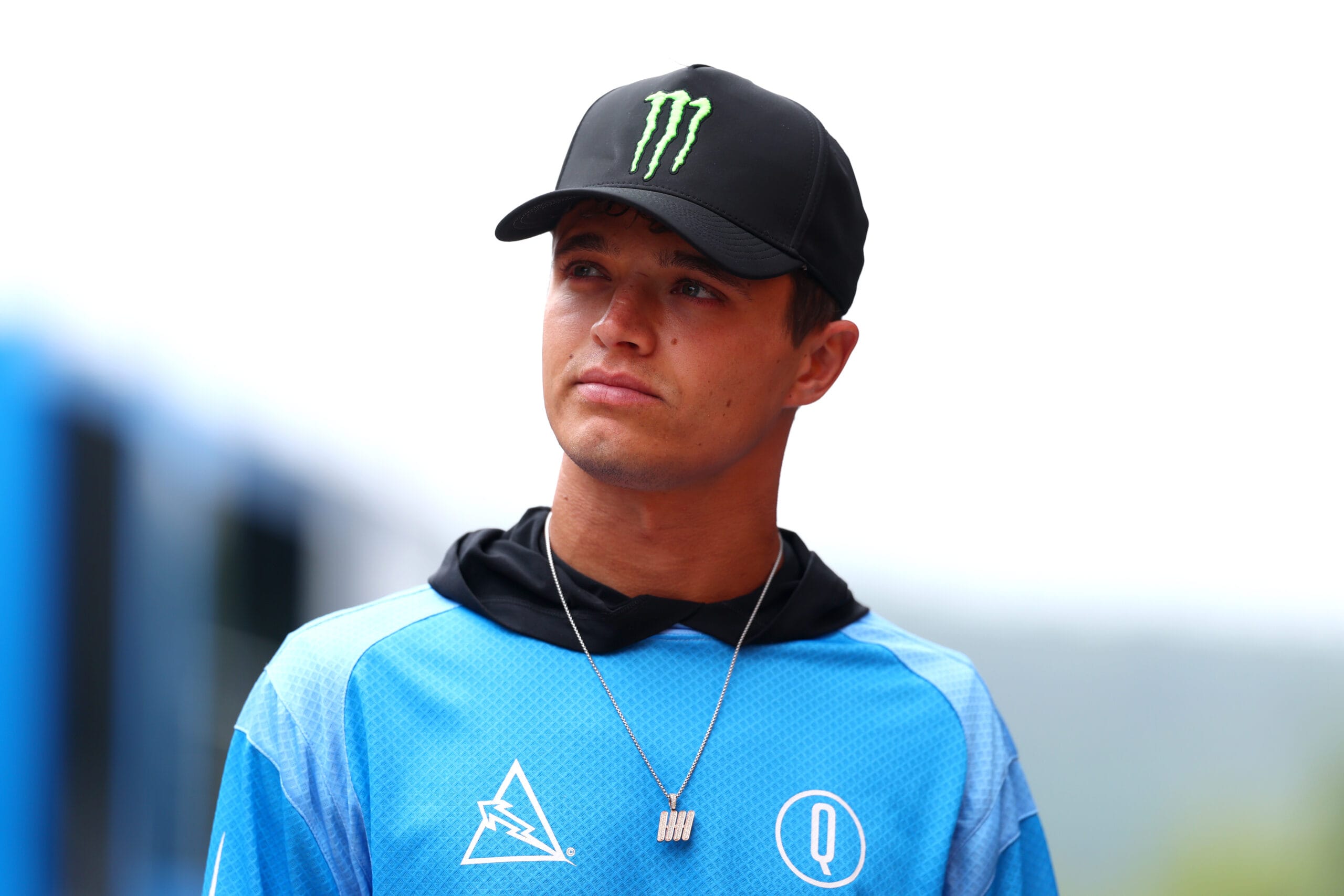 Lando Norris celebra victoria en casa con lesin en nariz