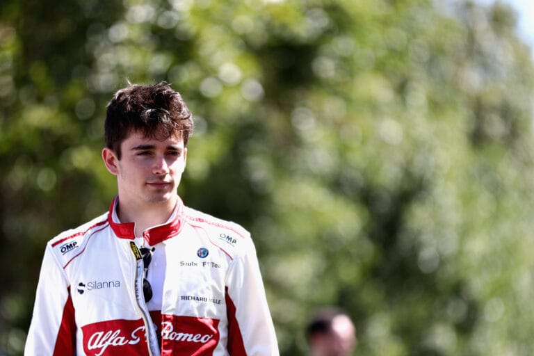 Leclerc recuerda su debut aterrador en F1 con Sauber