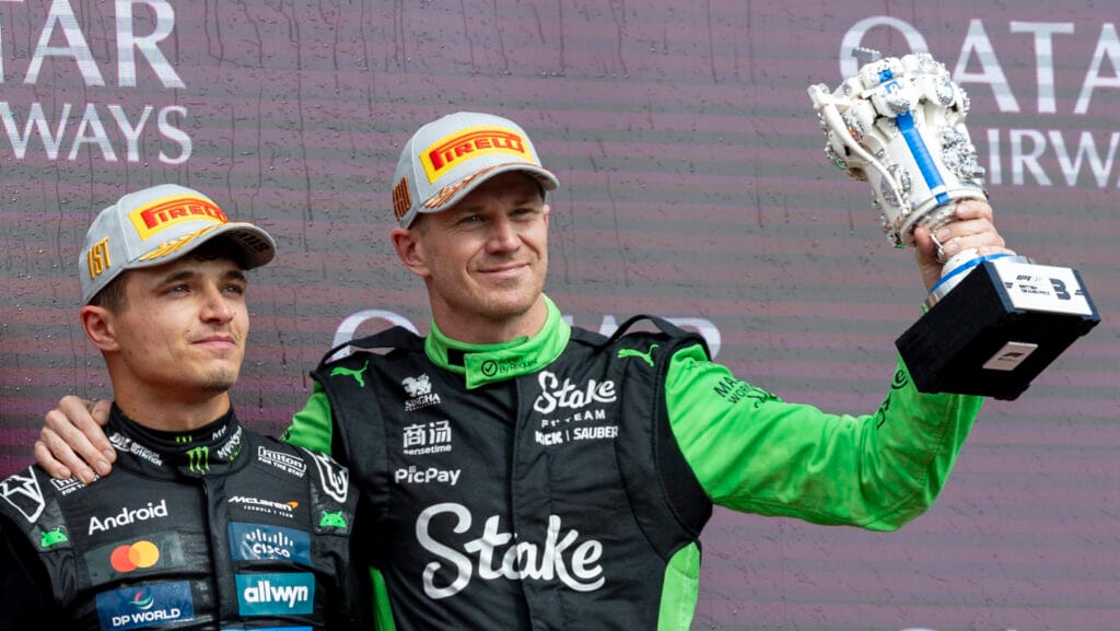 Norris Triumphs at Home Hlkenberg Breaks Podium Curse