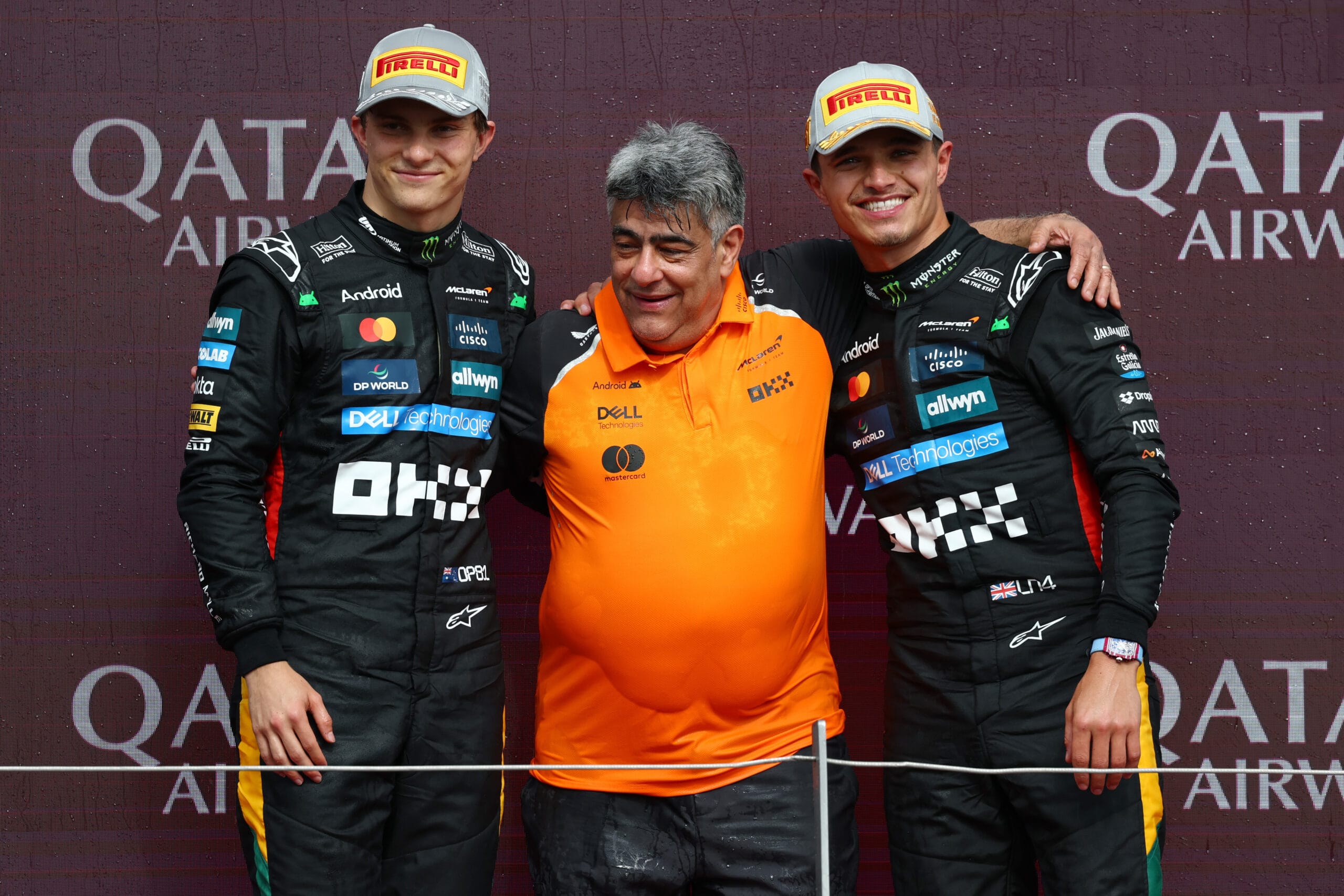 Norris y Piastri listos para el desafo en Spa