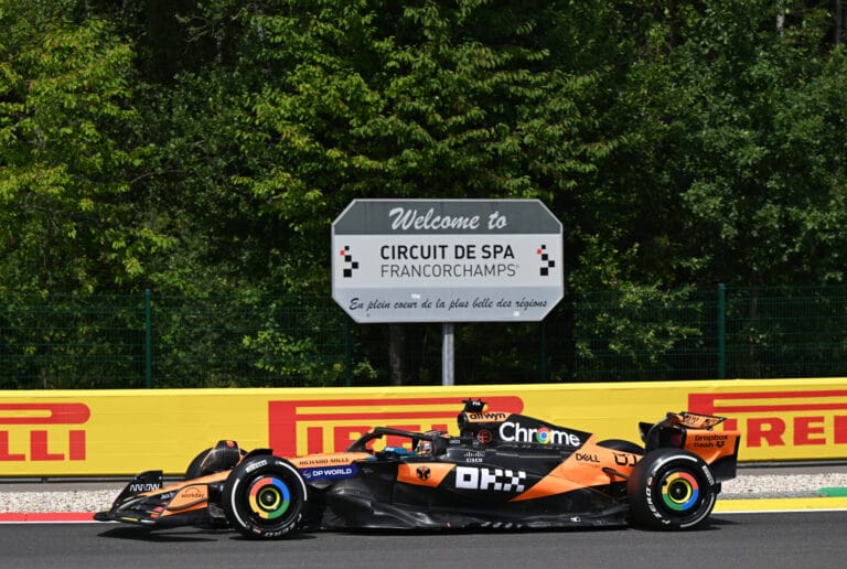 Oscar Piastri lidera prctica libre en Spa Blgica