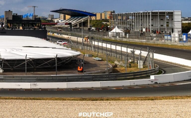 Preparativos en Zandvoort para el GP de Pases Bajos