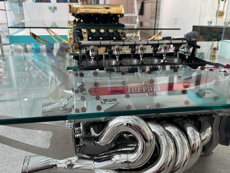 Schumacher's Ferrari Engine on Display at Miami's MOA Art