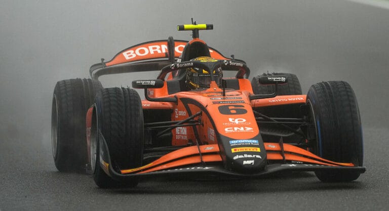 Verschoor pierde liderazgo F2 en Blgica bajo la lluvia