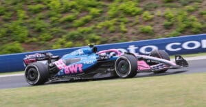 Colapinto Crashes Alpine in Pirelli Test at Hungaroring