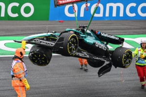 Lance Stroll sufre fuerte accidente en Zandvoort