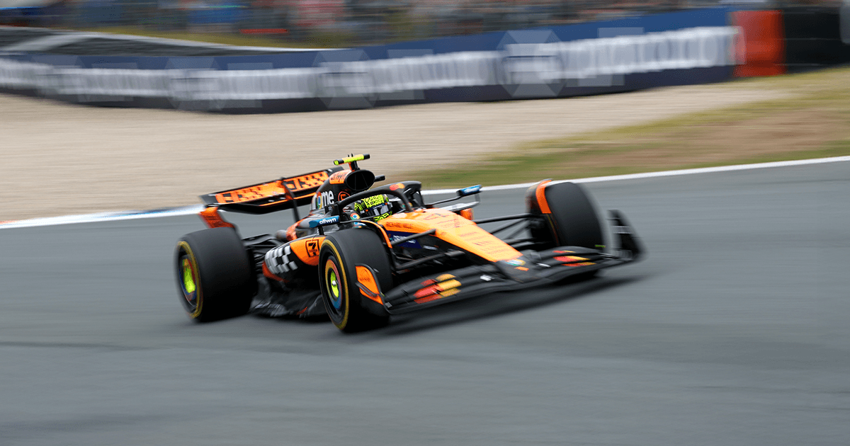 Lando Norris lidera catica prctica en Zandvoort