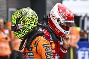 Leclerc lidera en Hungra McLaren y Verstappen en alerta