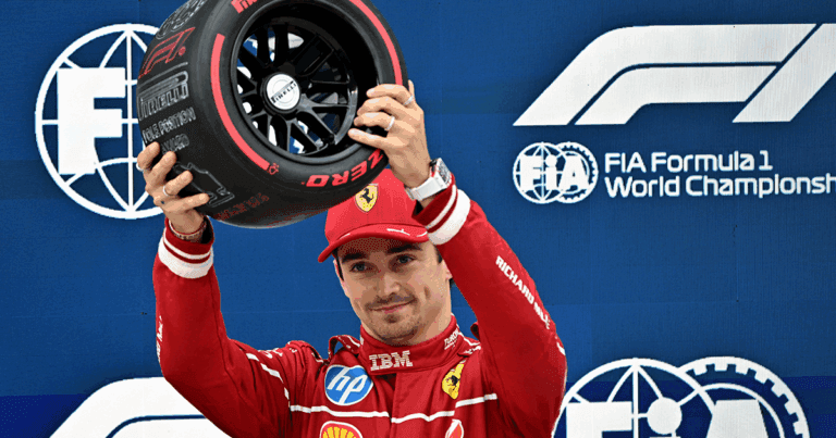Leclerc sorprende con pole en Hungra Verstappen octavo